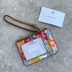 Coach Floral Coin Wallet and Coin Purse